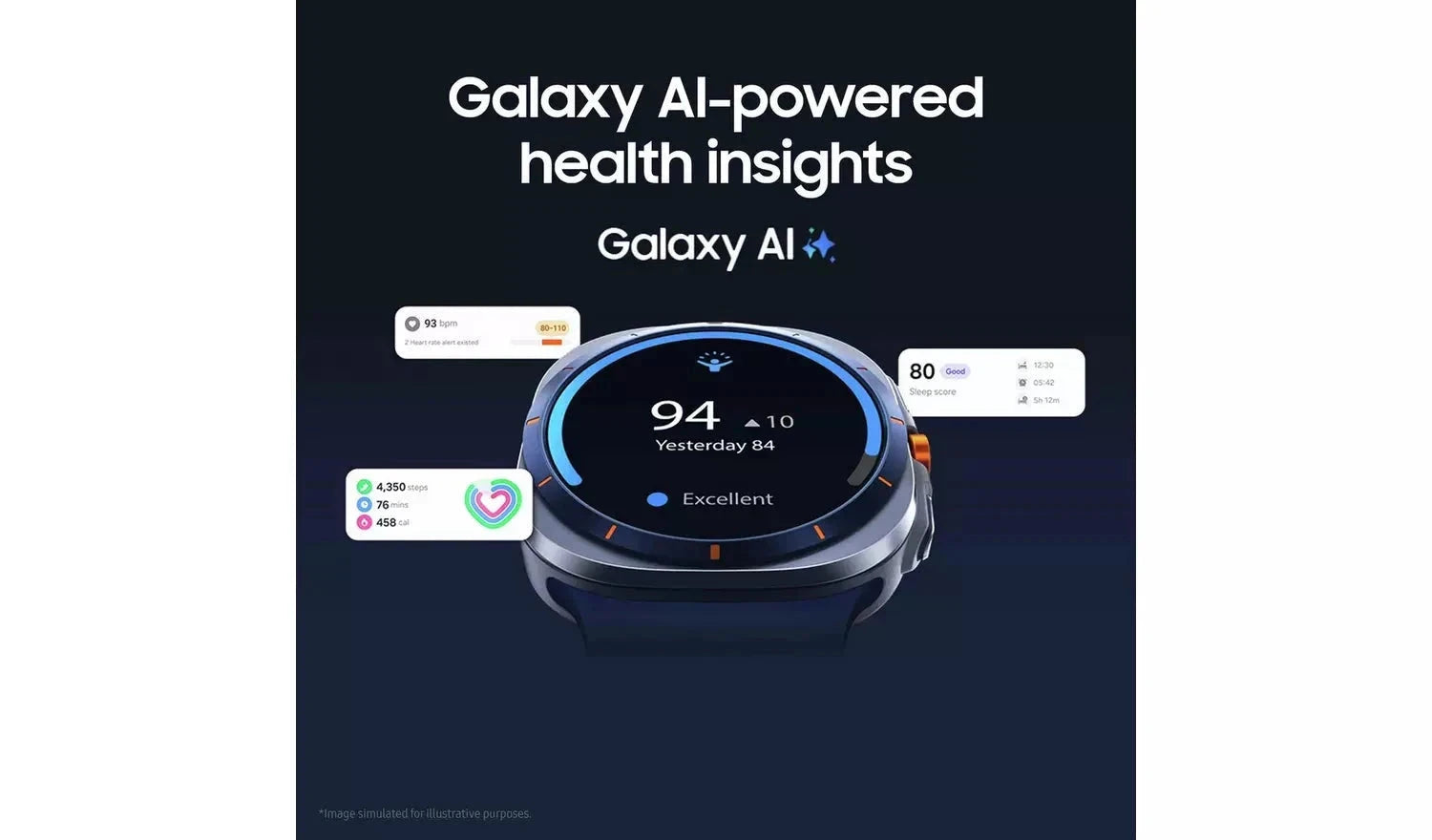 Samsung Galaxy Watch Ultra 2025 – 47mm Smartwatch, Titanium Silver(New) Samsung