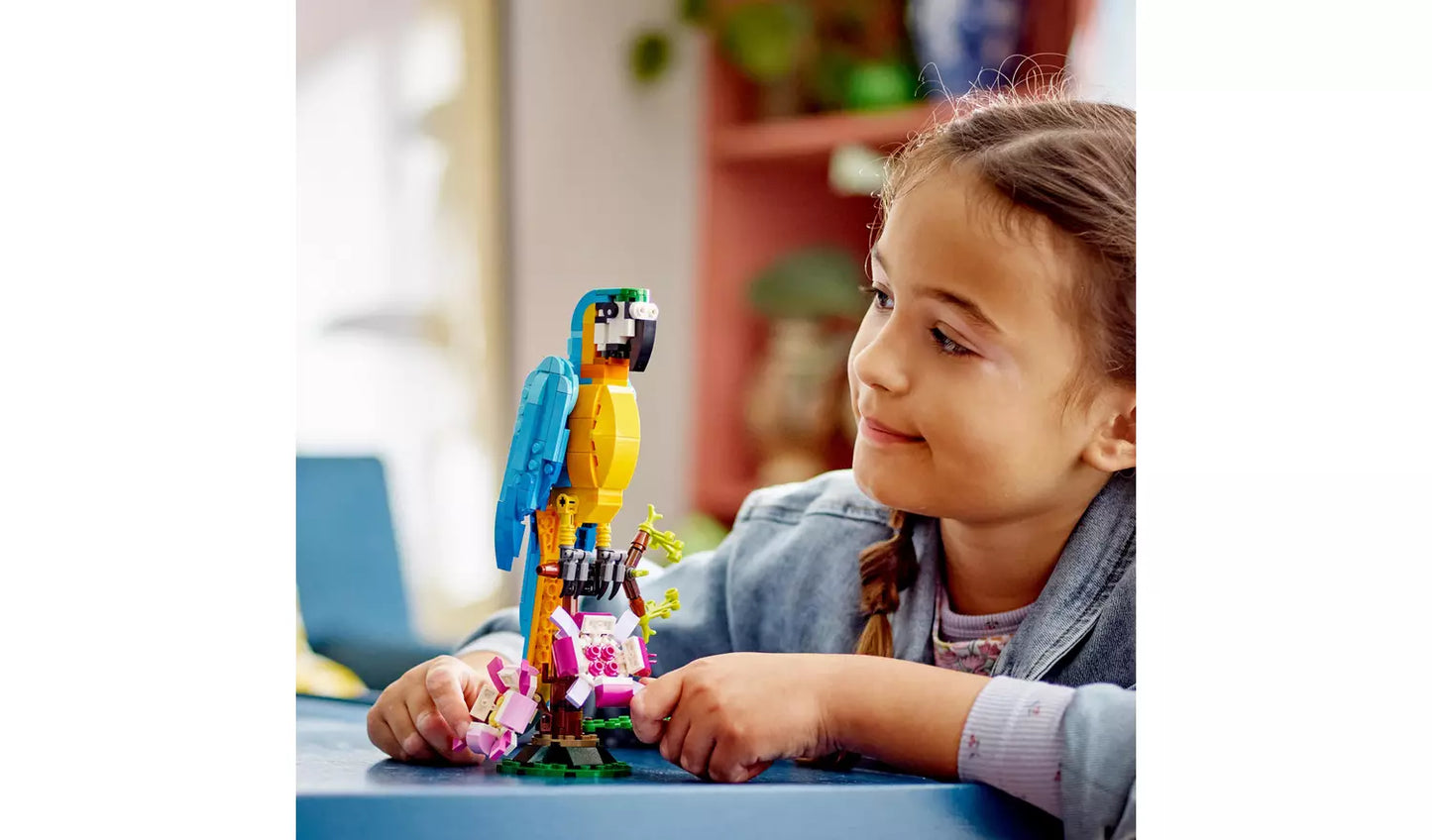 LEGO Creator 3in1 Exotic Parrot Animals Building Toy | Ages 7+ | Model 31136 | New LEGO