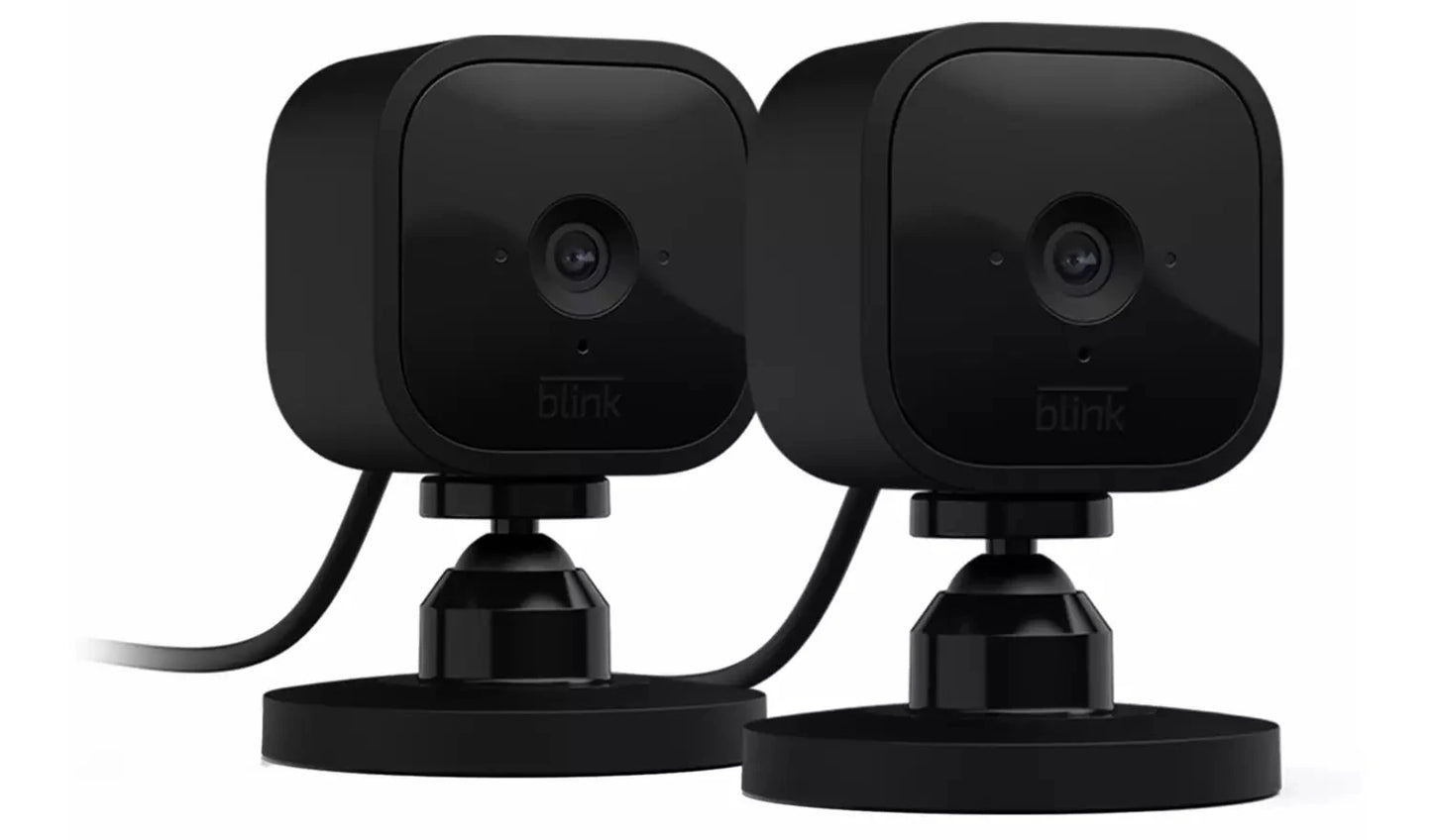 Blink Mini Indoor Plug-In Security Camera – Black (2-Pack) Blink
