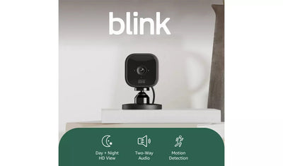 Blink Mini Indoor Plug-In Security Camera – Black (2-Pack) Blink