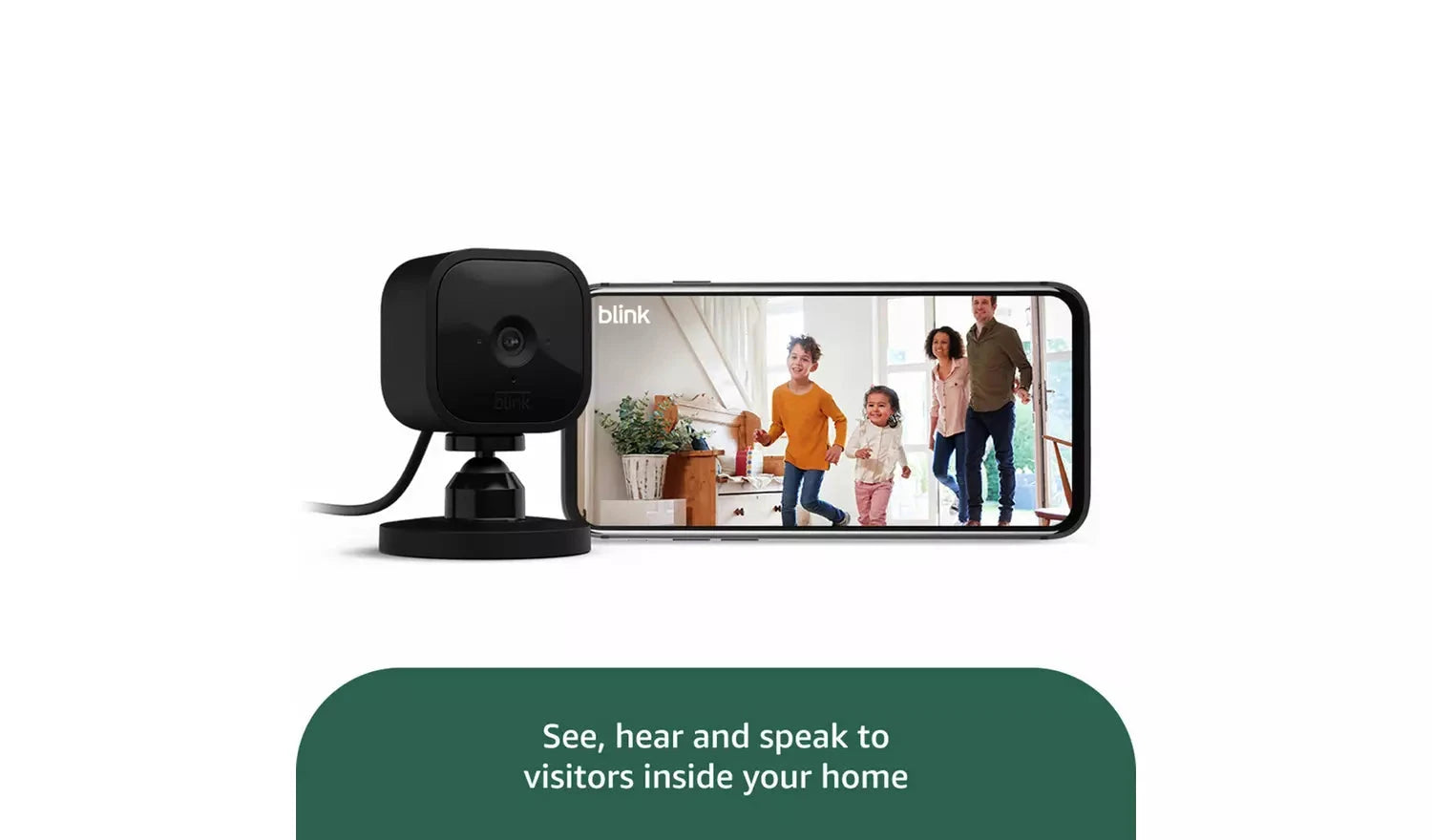 Blink Mini Indoor Plug-In Security Camera – Black (2-Pack) Blink