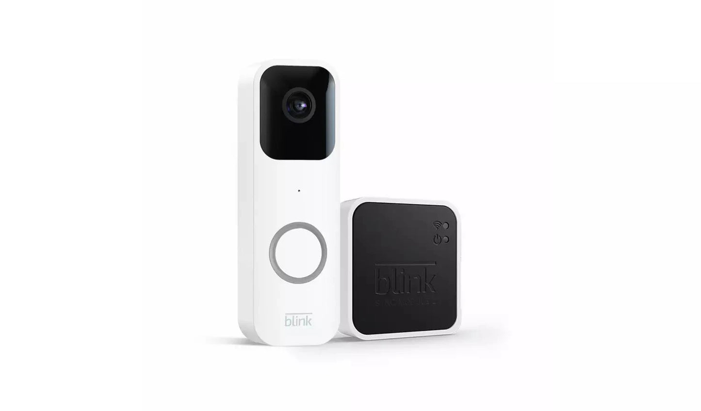 Blink Video Doorbell + Sync Module – White (Wired or Battery Option) Blink