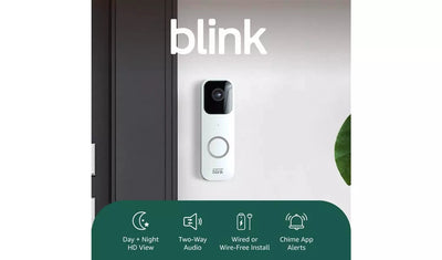 Blink Video Doorbell + Sync Module – White (Wired or Battery Option) Blink