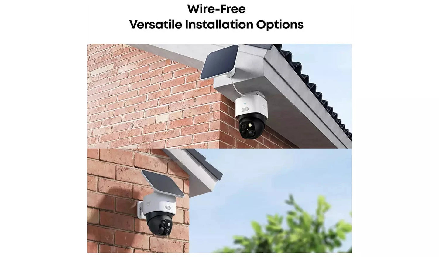 eufy SoloCam S340 3K Wireless Security Camera + Solar Panel eufy