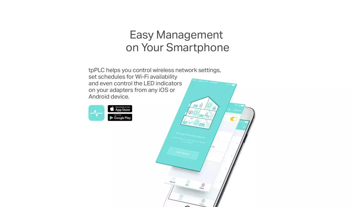 TP-Link TL-WPA4220 KIT AV600 Powerline Wi-Fi Extender Starter Kit TP Link