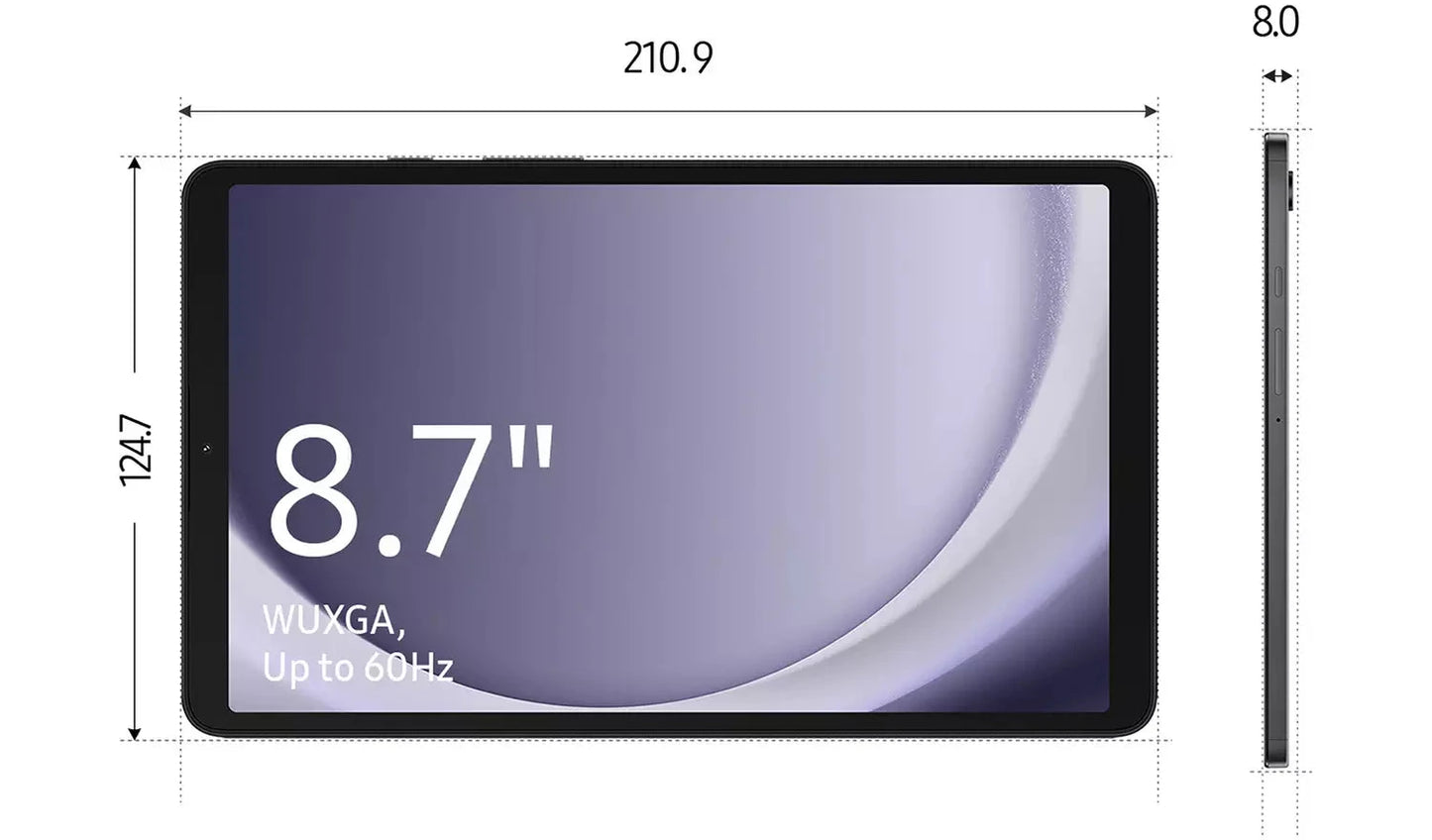 Samsung Galaxy Tab A9 8-inch Wi-Fi Tablet – 64GB, Grey (New) - Funkifone