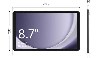 Samsung Galaxy Tab A9 8-inch Wi-Fi Tablet – 64GB, Grey (New) - Funkifone