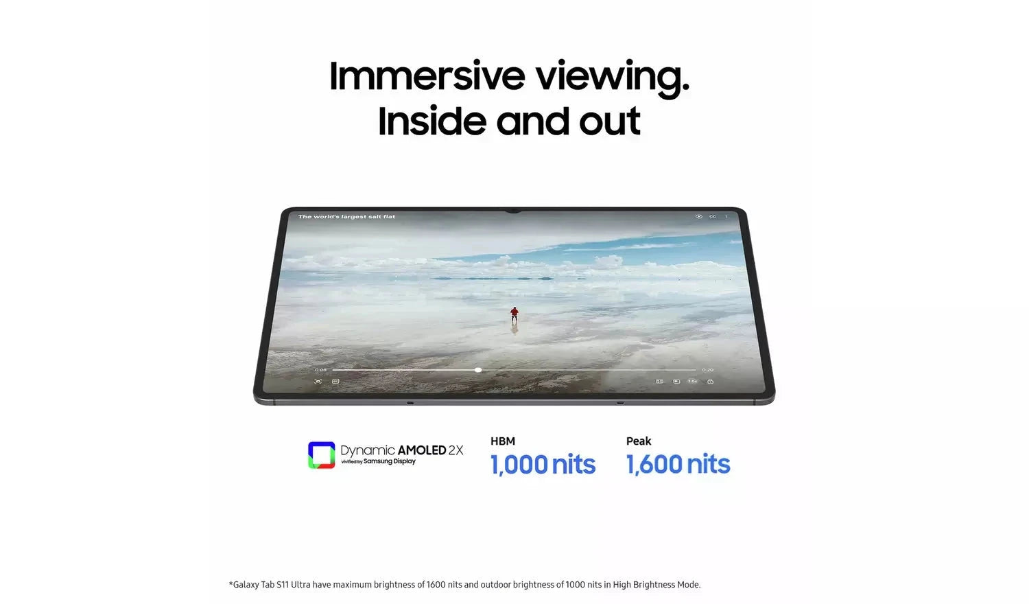 Samsung Galaxy Tab S11 10.9-inch Wi-Fi Tablet – 128GB, Silver (New) Samsung