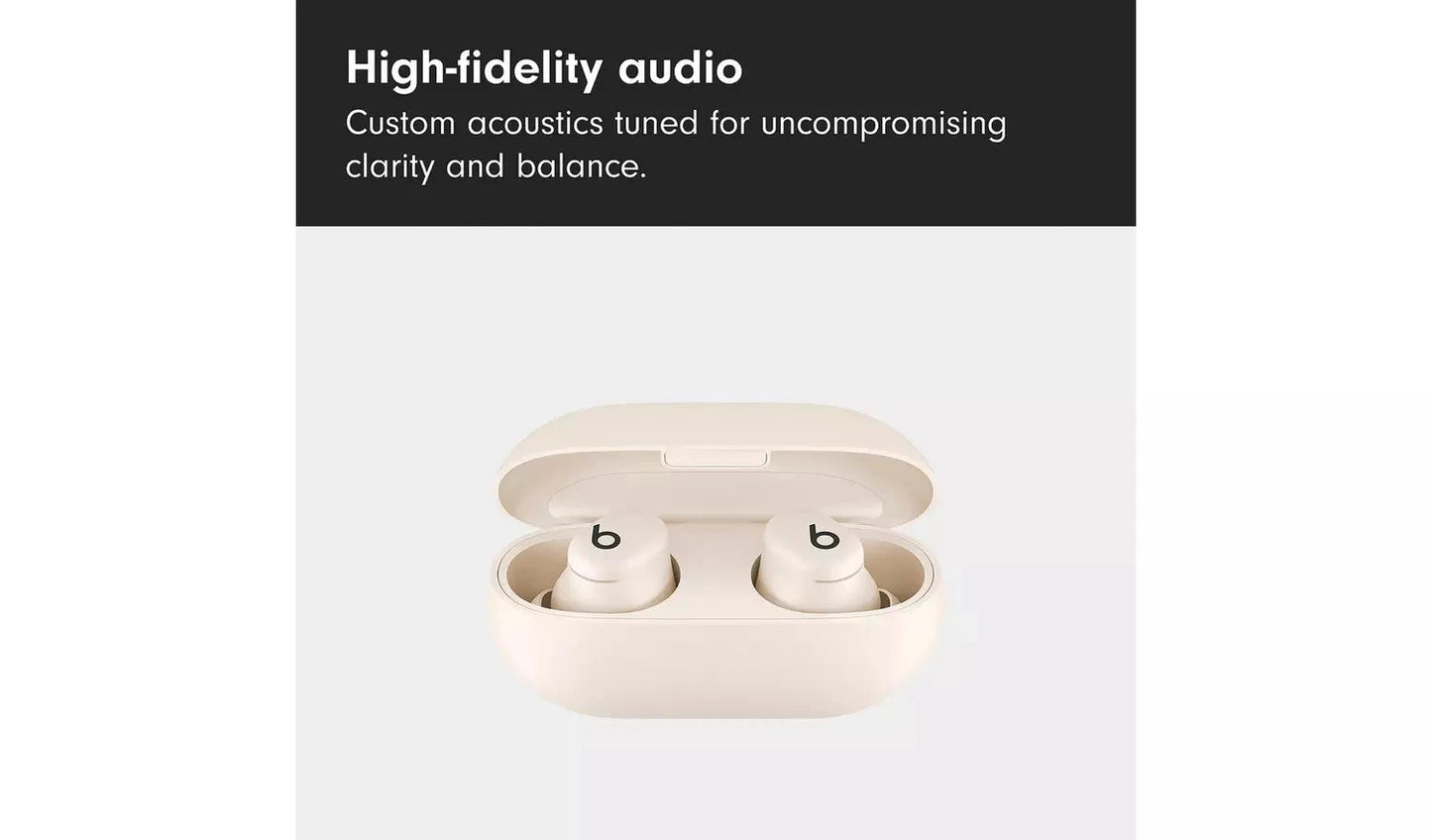 Beats Solo Buds In-Ear True Wireless Earbuds – Matte Ivory - Funkifone