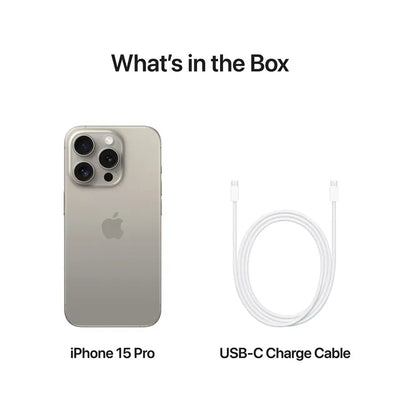 Apple iPhone 15 Pro 5G 128GB Sim Free - Natural Titanium NEW