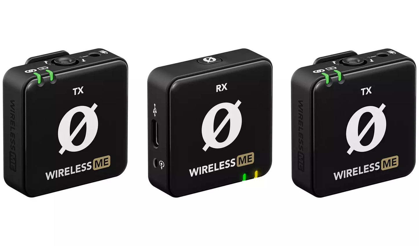 RØDE Wireless ME Dual Portable Wireless Microphone Kit – Black (New) RØDE