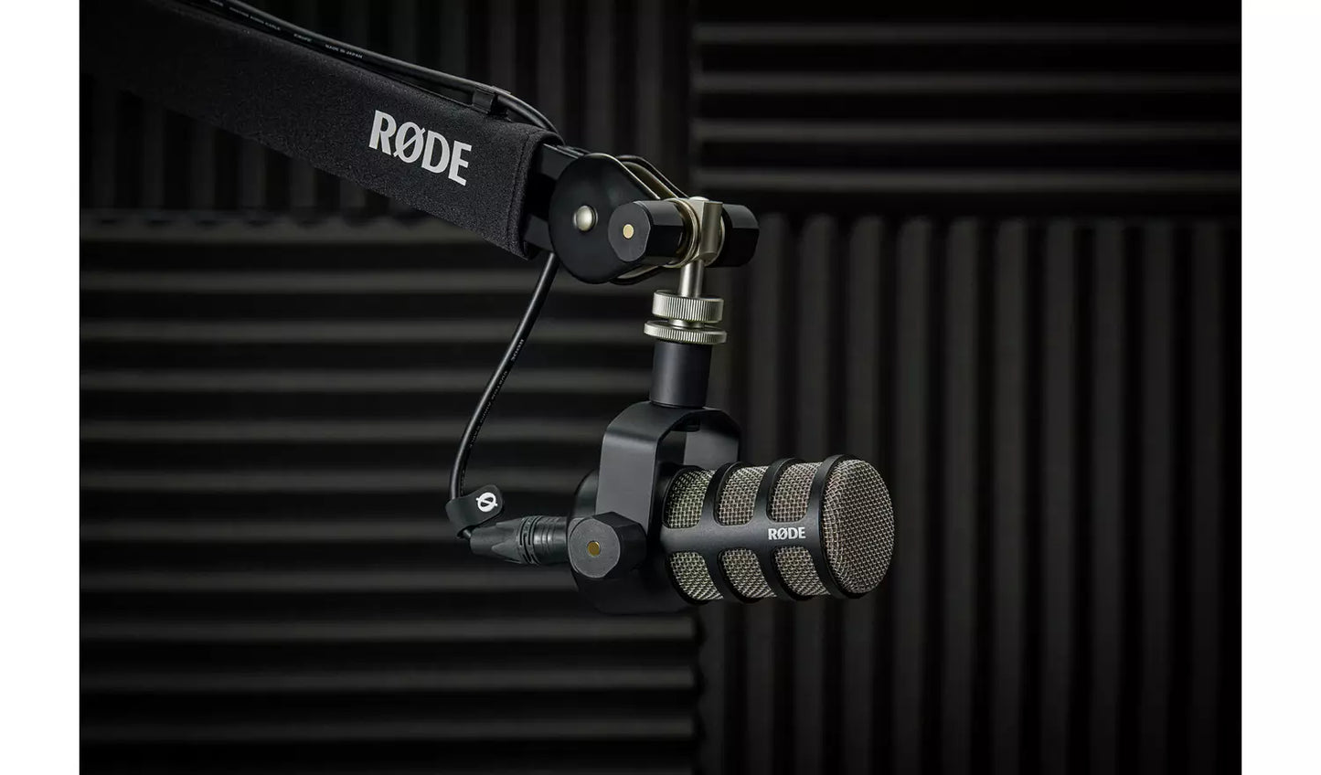 RØDE PodMic Dynamic Podcast & Broadcast Microphone – Black (New) RØDE