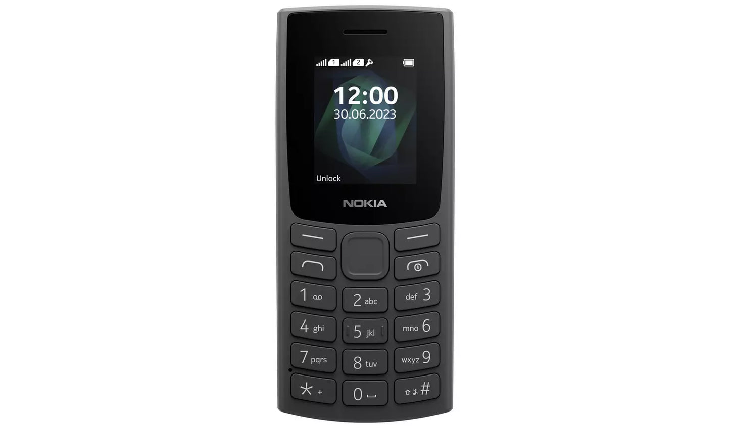 Nokia 105 Mobile Phone – Charcoal Unlocked Feature Phone (New) Nokia