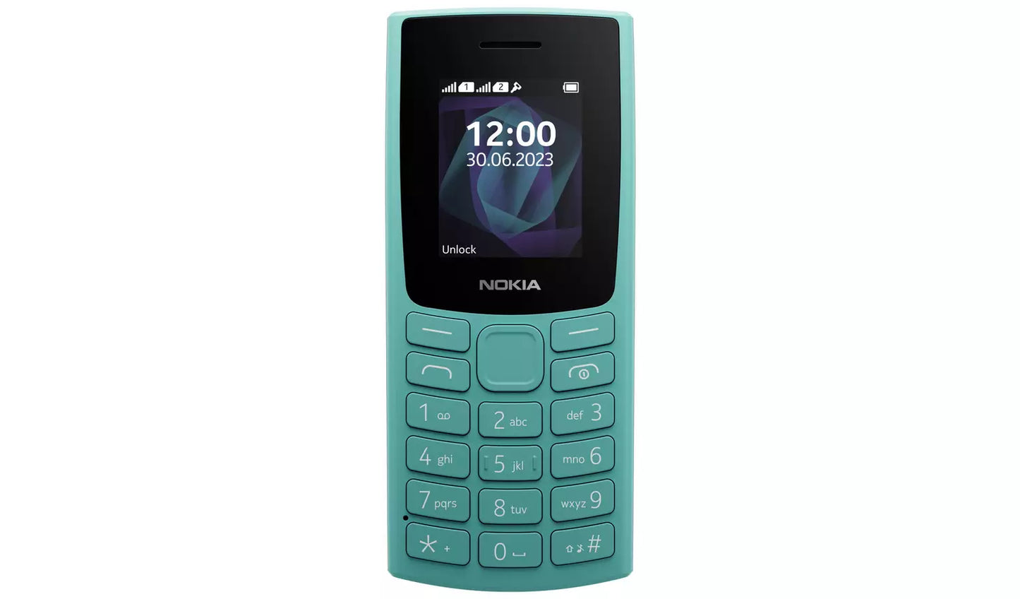 Nokia 105 Mobile Phone – Cyan Unlocked Feature Phone (New) Nokia
