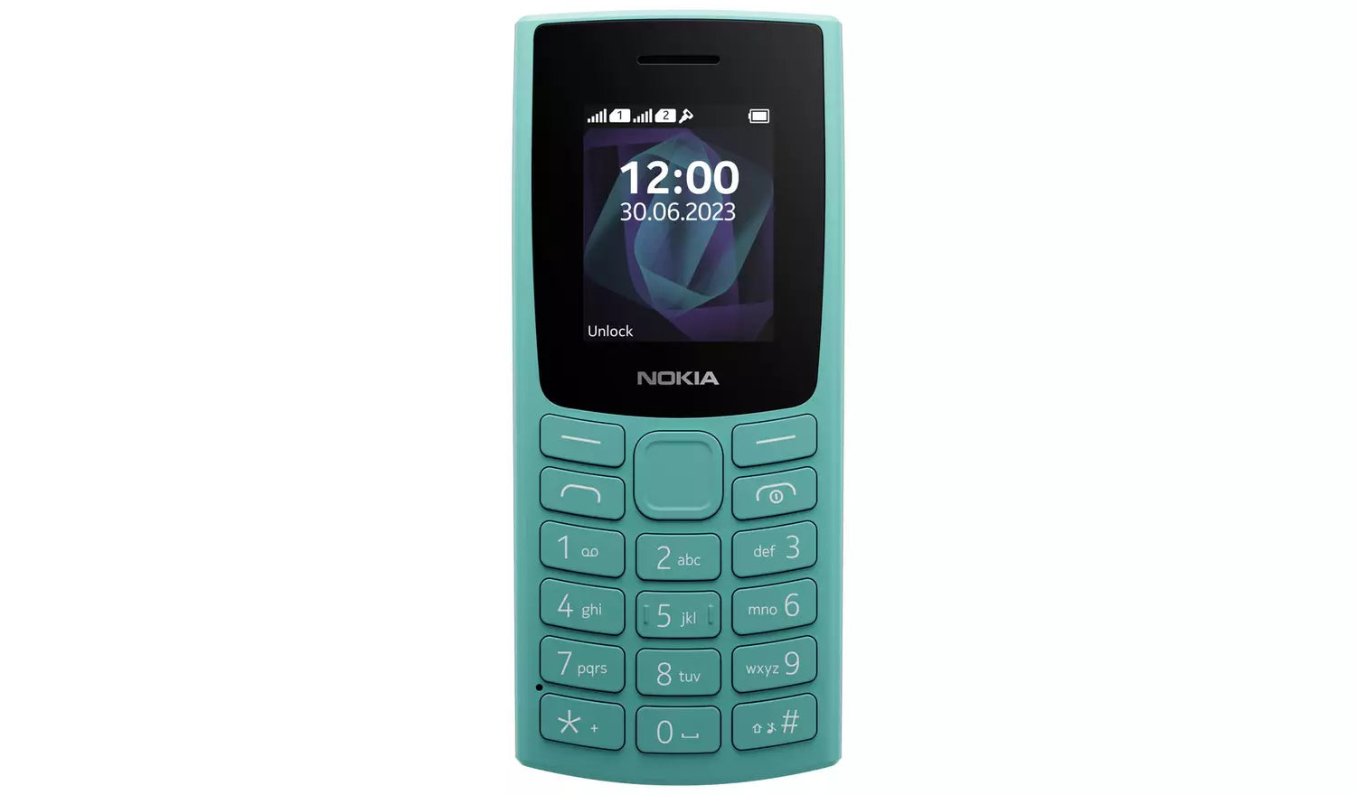 Nokia 105 Mobile Phone – Cyan Unlocked Feature Phone (New) Nokia