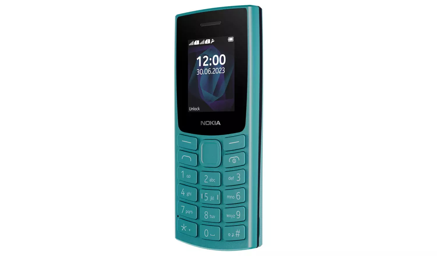 Nokia 105 Mobile Phone – Cyan Unlocked Feature Phone (New) Nokia