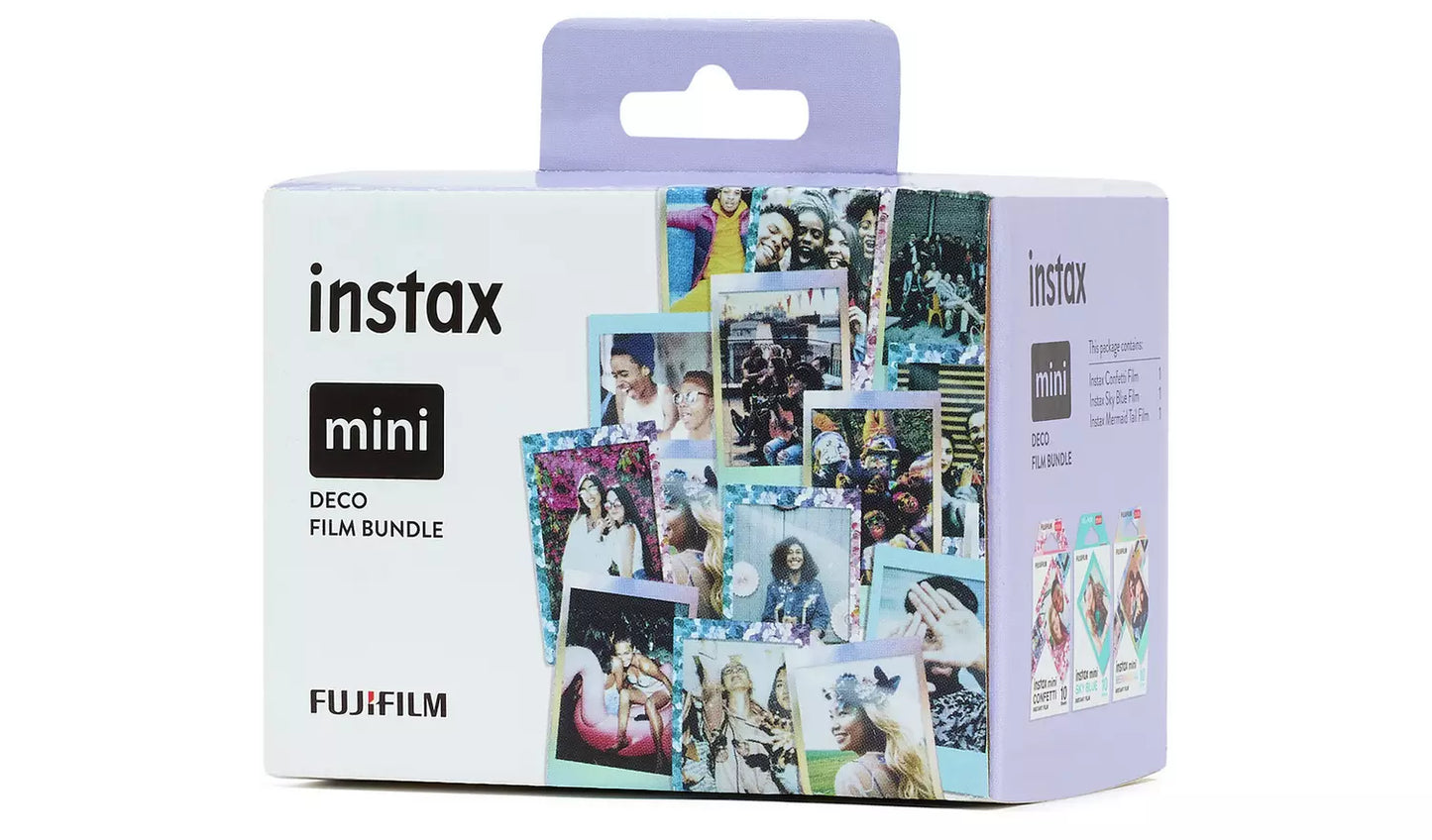 instax Mini Deco Film Bundle - Pack of 30 (New) Fujifilm