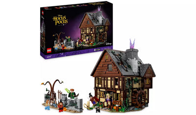 LEGO Ideas Disney Hocus Pocus: The Sanderson Sisters’ Cottage Set | Ages 18+ | Model 21341 | NEW LEGO