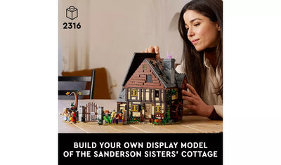 LEGO Ideas Disney Hocus Pocus: The Sanderson Sisters’ Cottage Set | Ages 18+ | Model 21341 | NEW LEGO