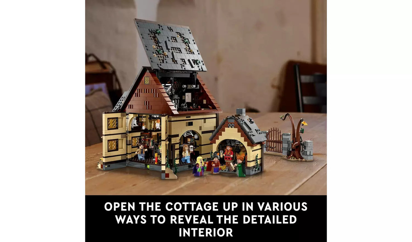 LEGO Ideas Disney Hocus Pocus: The Sanderson Sisters’ Cottage Set | Ages 18+ | Model 21341 | NEW LEGO