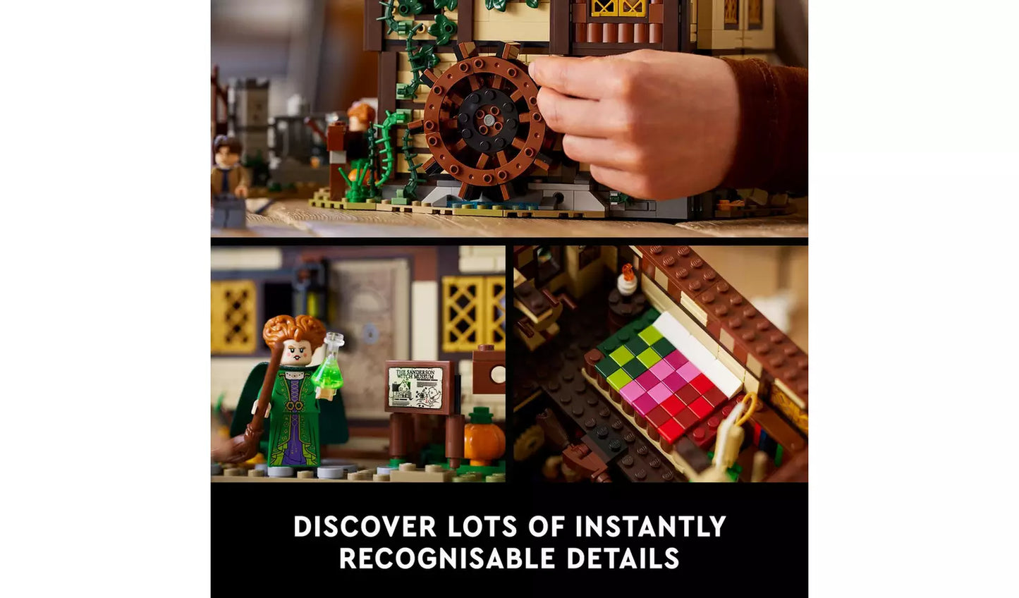 LEGO Ideas Disney Hocus Pocus: The Sanderson Sisters’ Cottage Set | Ages 18+ | Model 21341 | NEW LEGO