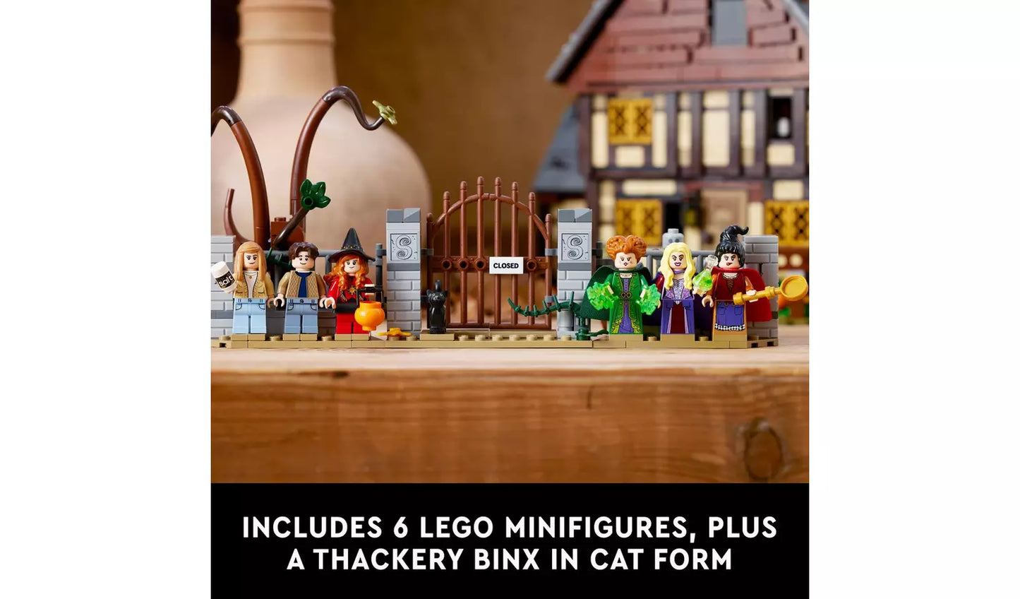 LEGO Ideas Disney Hocus Pocus: The Sanderson Sisters’ Cottage Set | Ages 18+ | Model 21341 | NEW LEGO