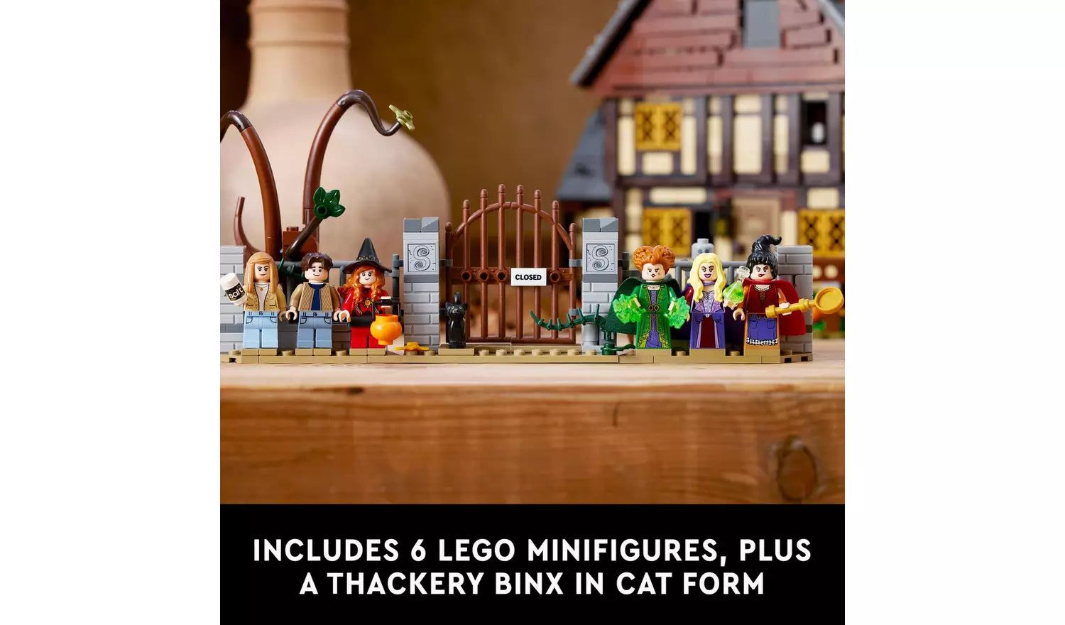 LEGO Ideas Disney Hocus Pocus: The Sanderson Sisters’ Cottage Set | Ages 18+ | Model 21341 | NEW LEGO