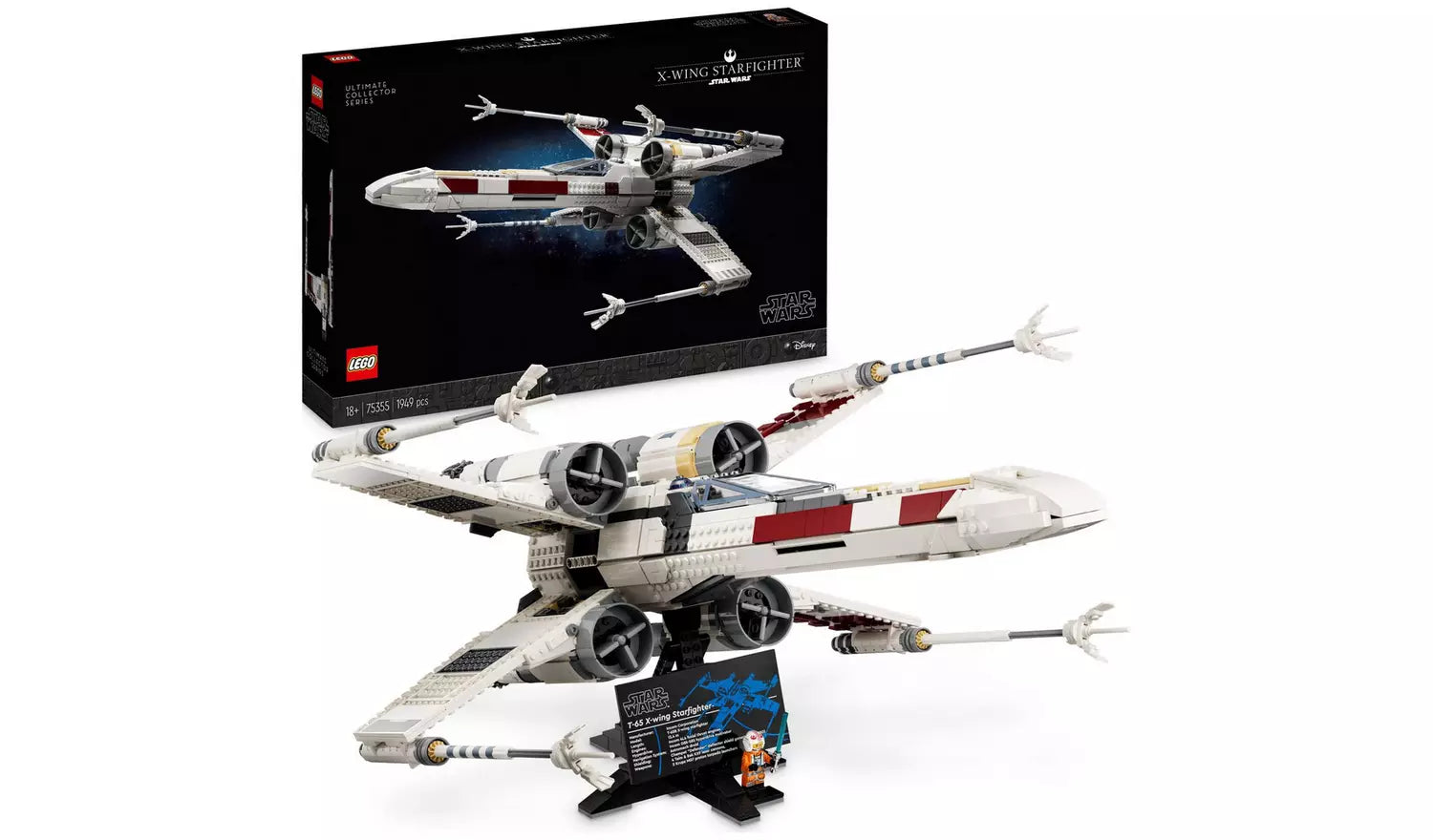 LEGO Star Wars UCS X-Wing Starfighter Set for Adults | Ages 18+ | Model 75355 | NEW LEGO