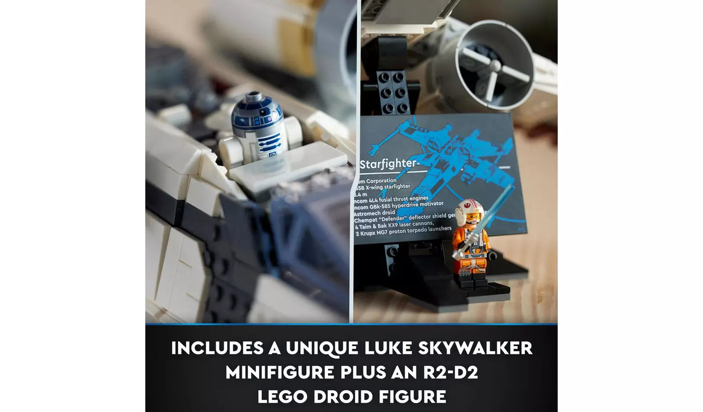 LEGO Star Wars UCS X-Wing Starfighter Set for Adults | Ages 18+ | Model 75355 | NEW LEGO