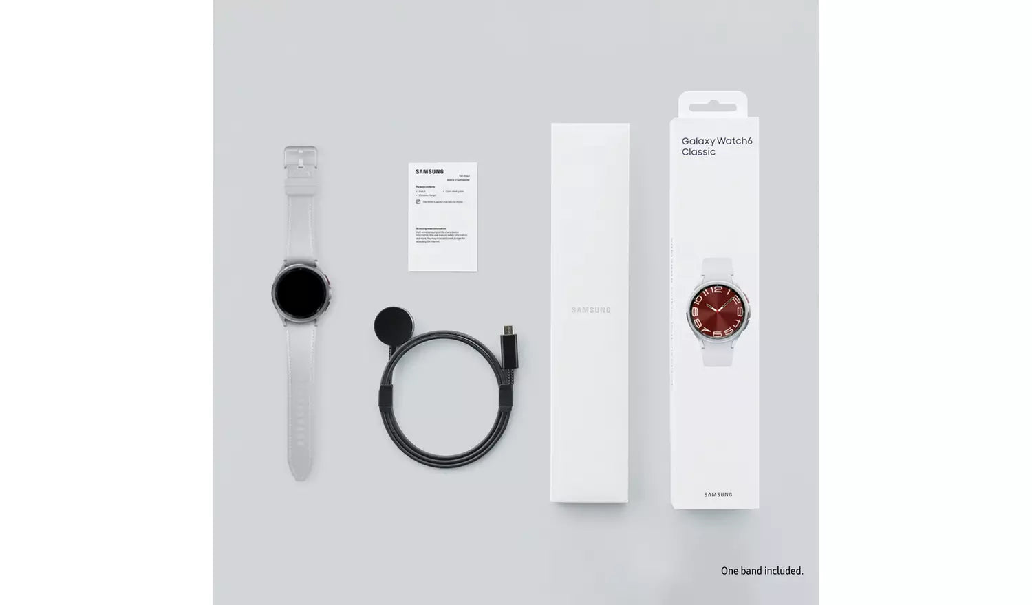 Samsung Galaxy Watch 6 Classic – 43mm Smartwatch, Silver (New) Samsung