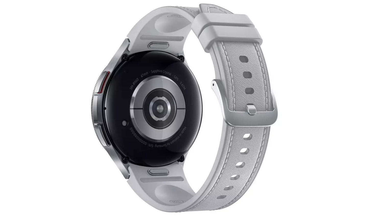 Samsung Galaxy Watch 6 Classic – 47mm Smartwatch, Silver (New) Samsung