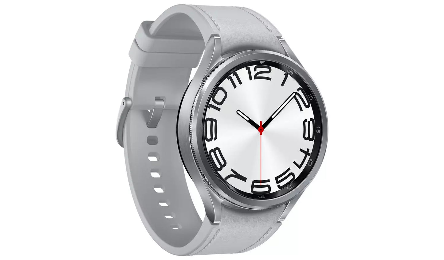 Samsung Galaxy Watch 6 Classic – 47mm Smartwatch, Silver (New) Samsung