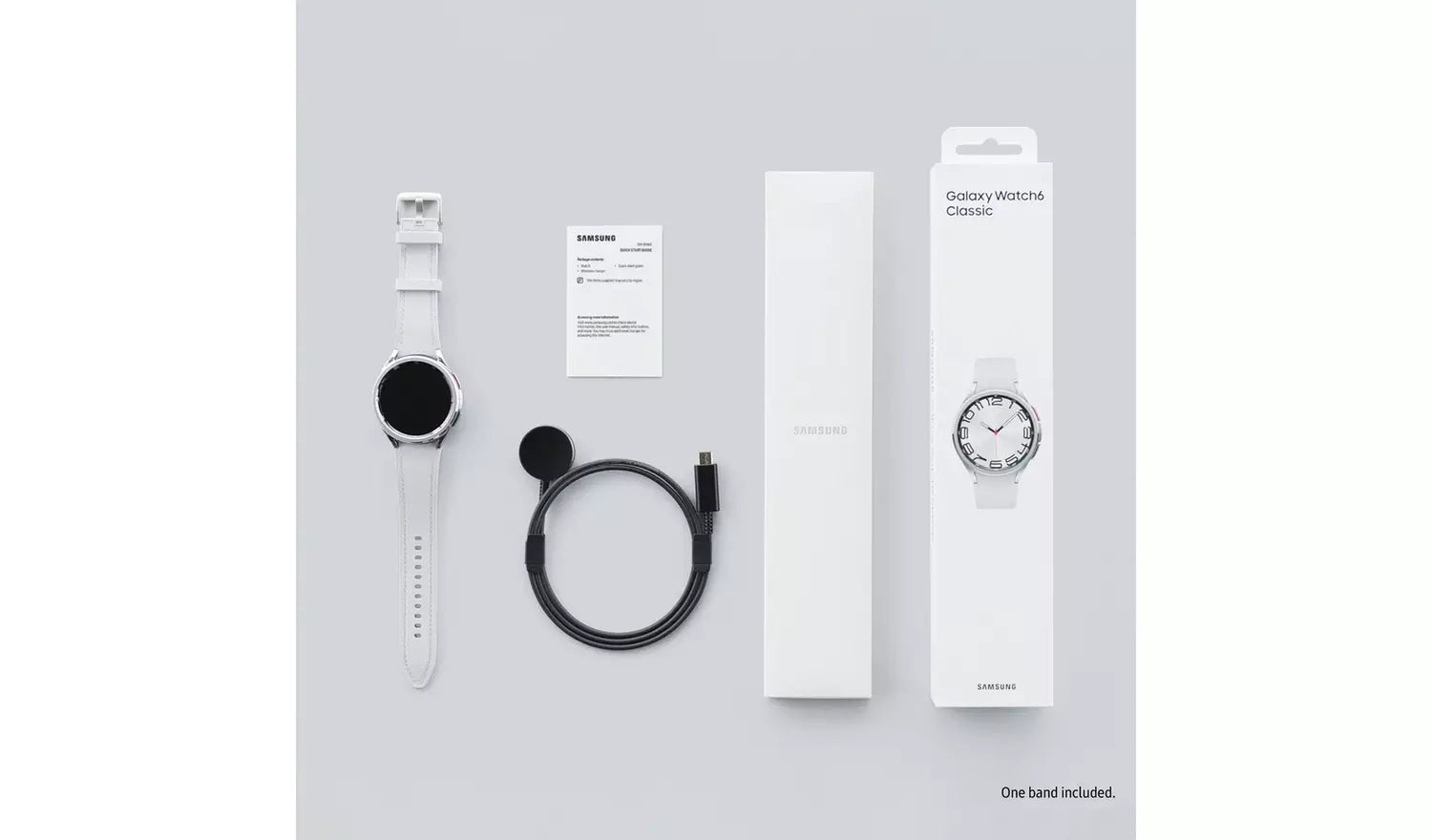 Samsung Galaxy Watch 6 Classic – 47mm Smartwatch, Silver (New) Samsung