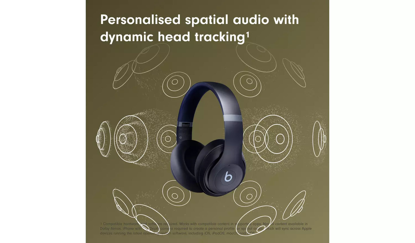 Beats Studio Pro ANC Over-Ear Wireless Headphones - Navy (Excellent Condition) Beats