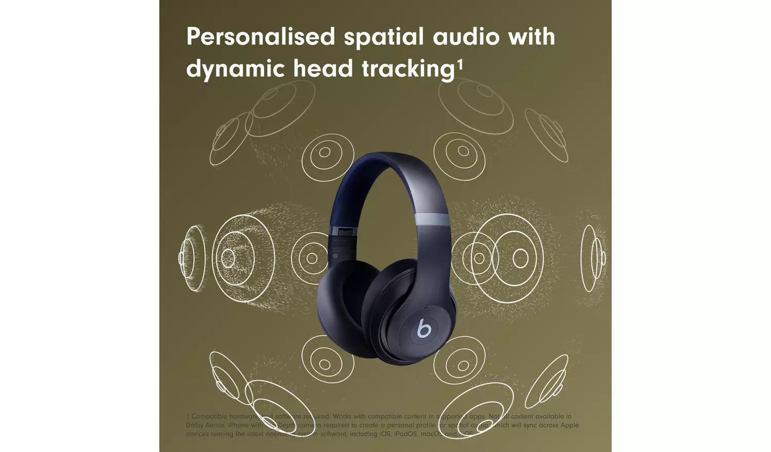 Beats Studio Pro ANC Over-Ear Wireless Headphones - Navy (Excellent Condition) Beats