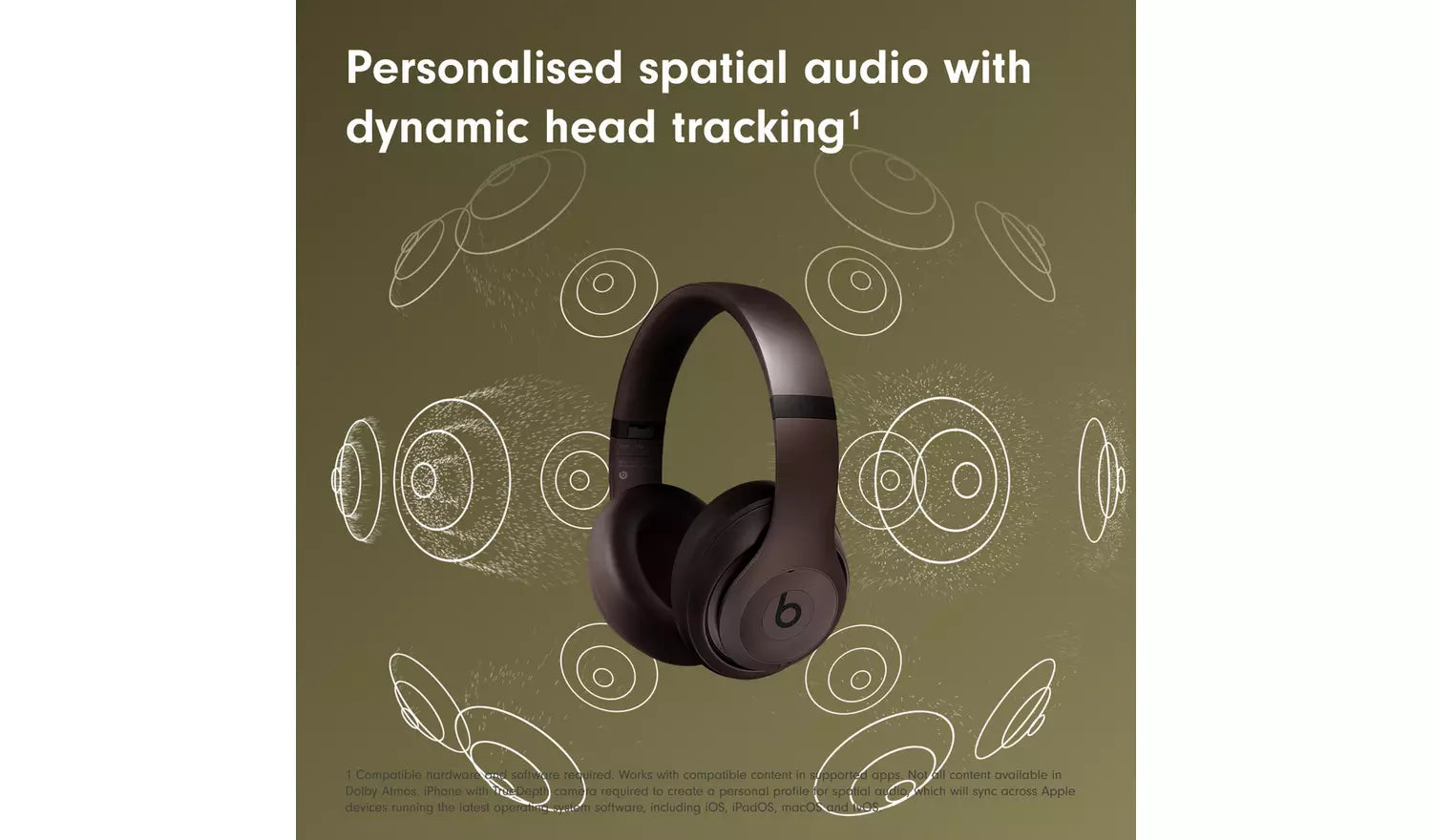 Beats Studio Pro ANC Over-Ear Wireless Headphones - Brown (Excellent Condition) Beats