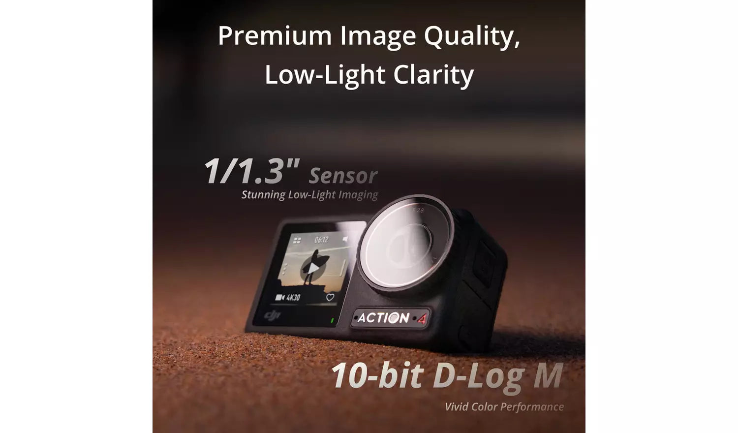 DJI Osmo Action 4 Adventure Combo Action Camera – Black (New) DJI