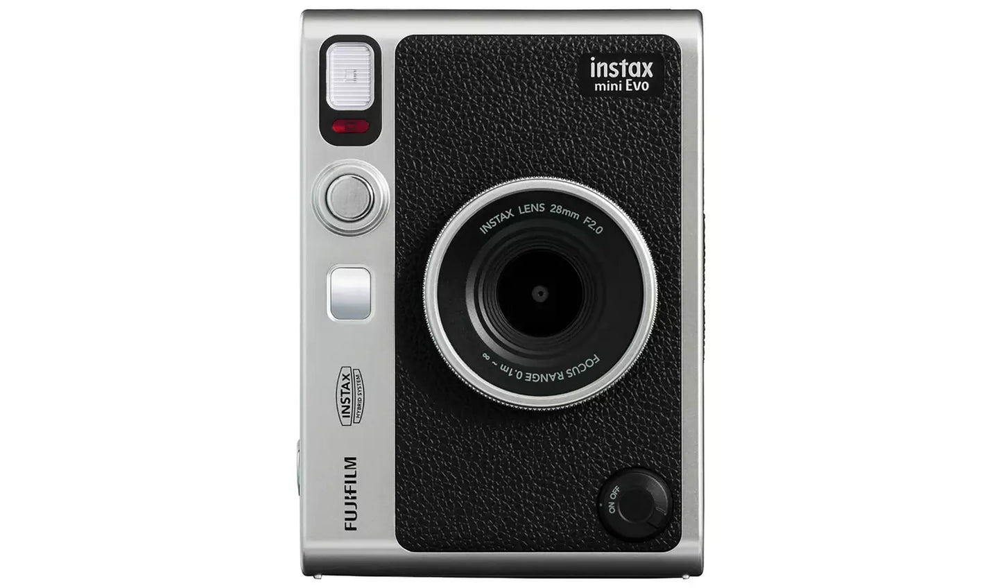 instax Mini Evo Instant Camera – Black Hybrid Digital & Instant Camera (USB-C) (New) Fujifilm