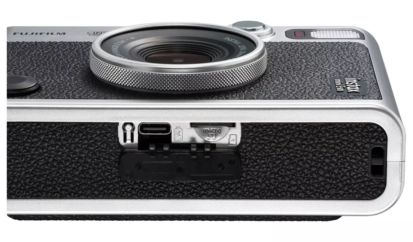 instax Mini Evo Instant Camera – Black Hybrid Digital & Instant Camera (USB-C) (New) Fujifilm