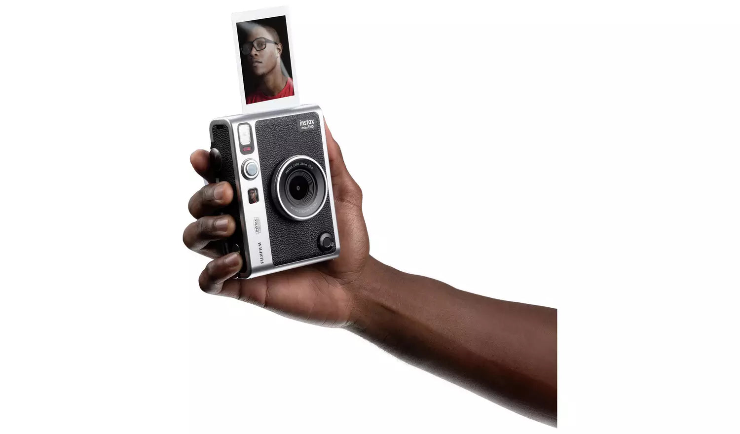 instax Mini Evo Instant Camera – Black Hybrid Digital & Instant Camera (USB-C) (New) Fujifilm