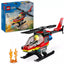 LEGO City Fire Rescue Helicopter Toy Vehicle Set | Ages 5+ | Model 60411 | New LEGO