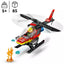 LEGO City Fire Rescue Helicopter Toy Vehicle Set | Ages 5+ | Model 60411 | New LEGO