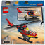 LEGO City Fire Rescue Helicopter Toy Vehicle Set | Ages 5+ | Model 60411 | New LEGO