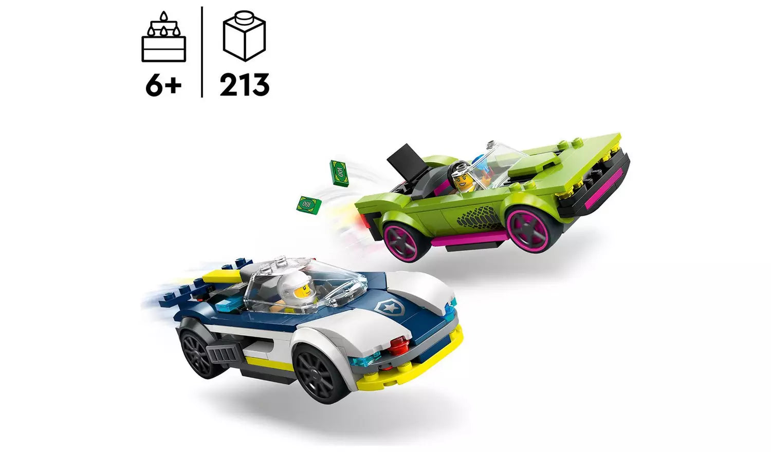 LEGO City Police Car Muscle Car Chase | Ages 6+ | Model 60415 | New LEGO