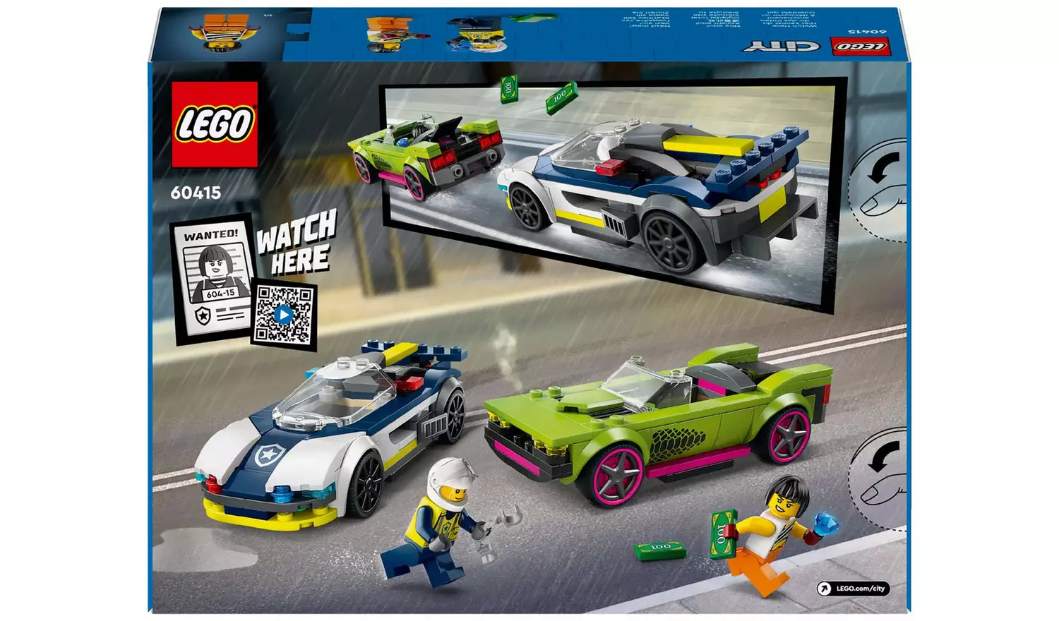 LEGO City Police Car Muscle Car Chase | Ages 6+ | Model 60415 | New LEGO