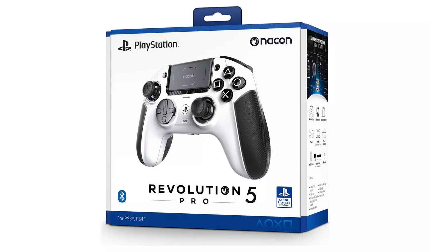 Nacon Revolution 5 Pro Wireless Controller – White (New) Nacon