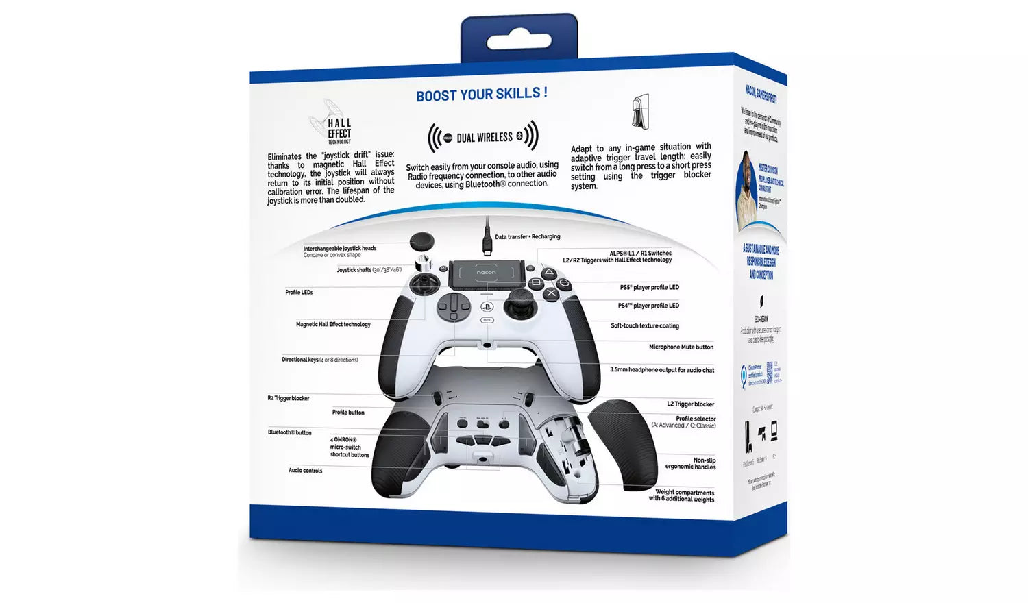 Nacon Revolution 5 Pro Wireless Controller – White (New) Nacon