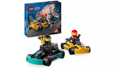 LEGO City Go-Karts and Race Drivers Vehicle Kids Toys | Ages 5+ | Model 60400 | New LEGO