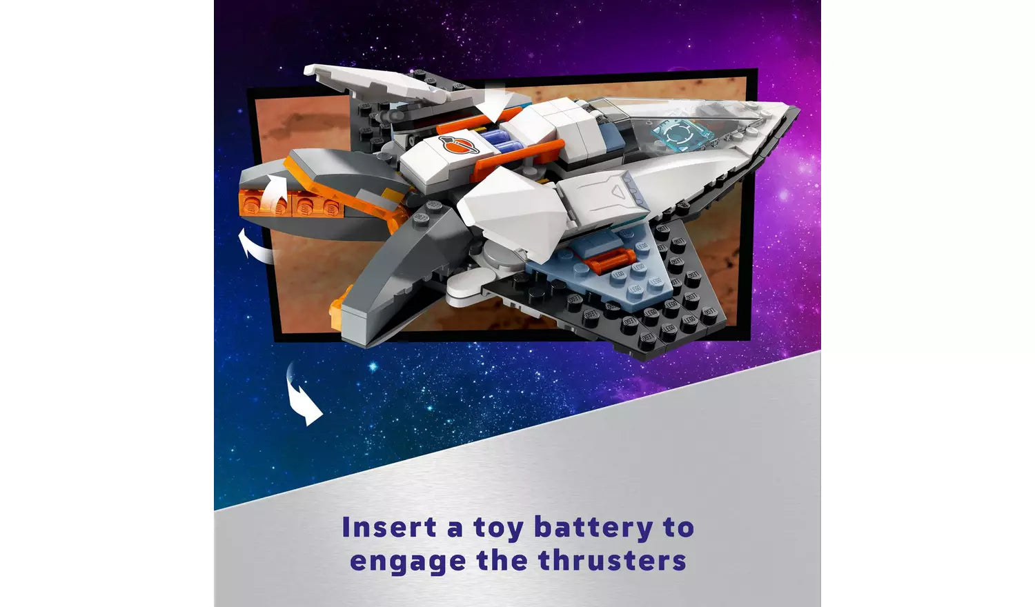 LEGO City Interstellar Spaceship Outer Space Toy Set | Ages 6+ | Model 60430 | New LEGO