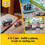 LEGO Creator 3in1 Flatbed Truck with Helicopter Toy | Ages 7+ | Model 31146 | New LEGO